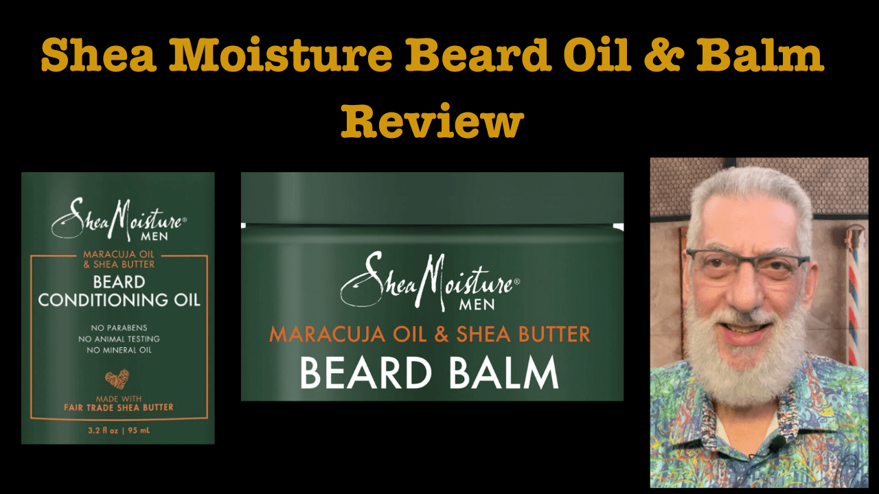 A picture of shea moisture beard balm and oil.